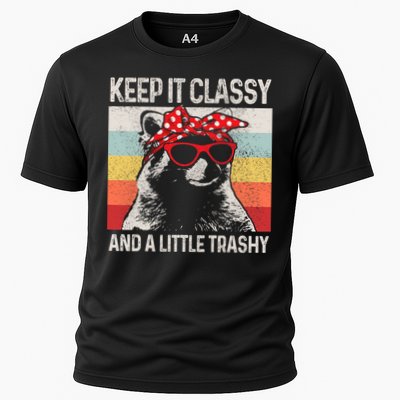 Raccoon Trashy Vintage Retro Funny Performance Shirt