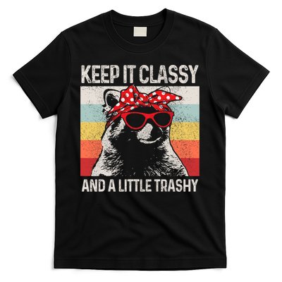 Raccoon Trashy Vintage Retro Funny T-Shirt