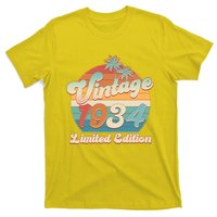 Retro Tropical Vintage 1934 Limited Edition 90th Birthday T-Shirt