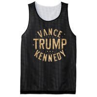 Red Trump Vance Kennedy Design 2024 Mesh Reversible Basketball Jersey Tank