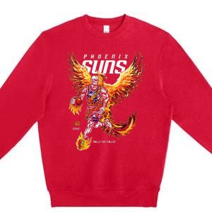 Rally The Valley Phoenix Basketball Premium Crewneck Sweatshirt