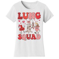 Respiratory Therapist Valentine Lung Squad Women's T-Shirt