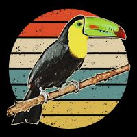 Retro Toucan Vintage Distressed Style Toucan 16 in Basic Backpack
