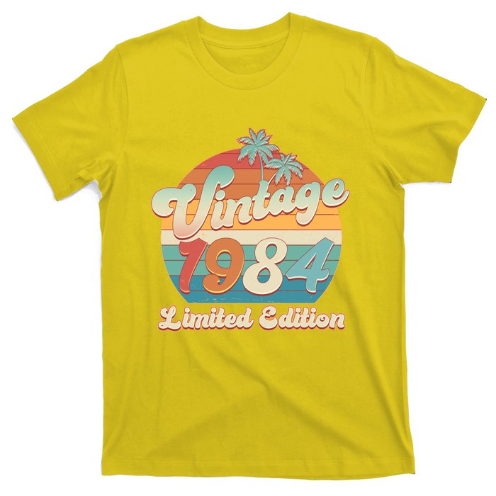 Retro Tropical Vintage 1984 Limited Edition 40th Birthday T-Shirt