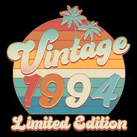 Retro Tropical Vintage 1994 Limited Edition 30th Birthday Apron