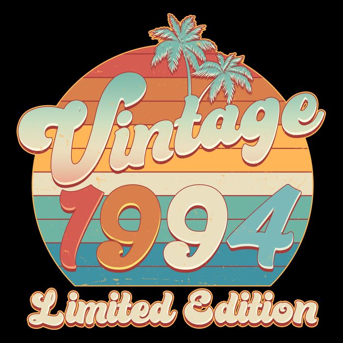 Retro Tropical Vintage 1994 Limited Edition 30th Birthday Apron