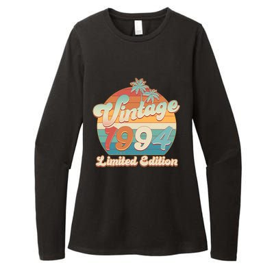 Retro Tropical Vintage 1994 Limited Edition 30th Birthday Womens CVC Long Sleeve Shirt