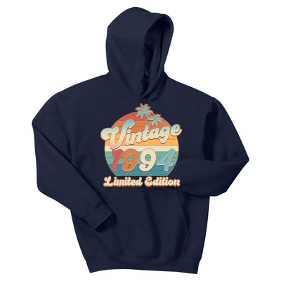 Retro Tropical Vintage 1994 Limited Edition 30th Birthday Kids Hoodie