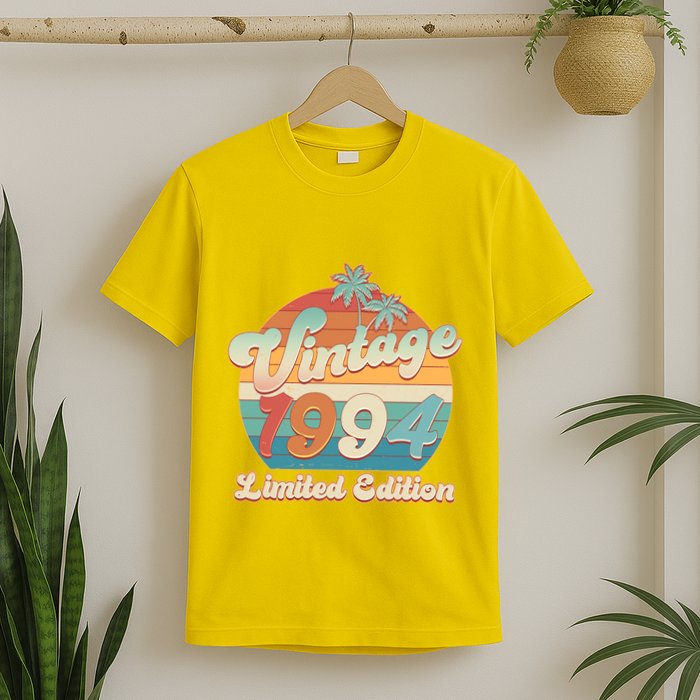 Retro Tropical Vintage 1994 Limited Edition 30th Birthday T-Shirt
