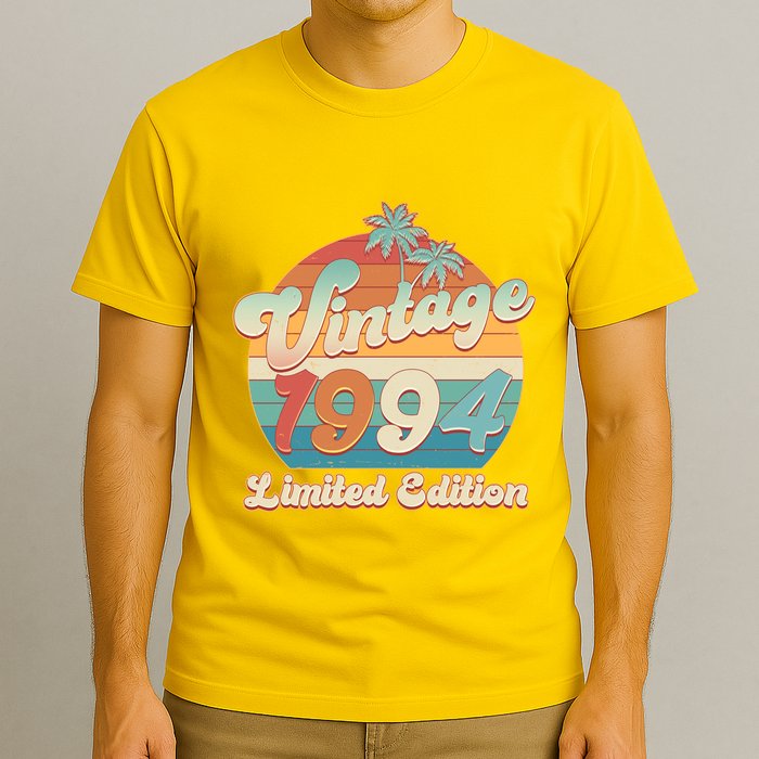 Retro Tropical Vintage 1994 Limited Edition 30th Birthday T-Shirt
