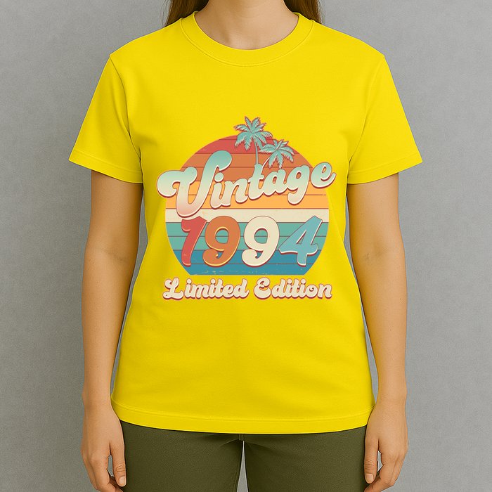 Retro Tropical Vintage 1994 Limited Edition 30th Birthday T-Shirt