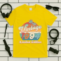 Retro Tropical Vintage 1994 Limited Edition 30th Birthday T-Shirt