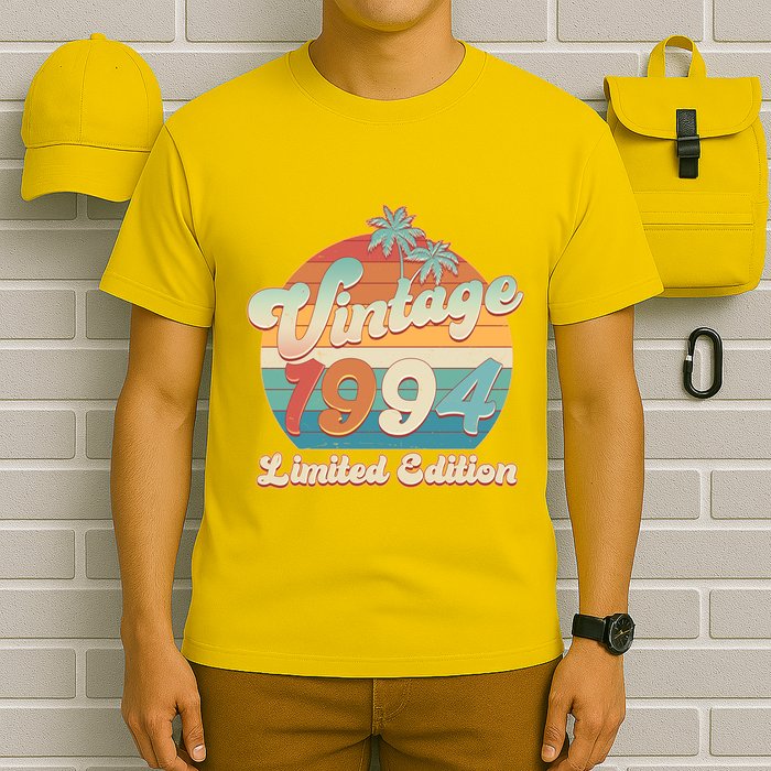 Retro Tropical Vintage 1994 Limited Edition 30th Birthday T-Shirt