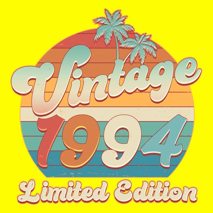 Retro Tropical Vintage 1994 Limited Edition 30th Birthday T-Shirt