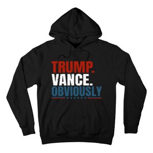 Retro Trump Vance Obviously 2024 Donald Trump 2024 Election Hoodie