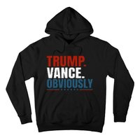 Retro Trump Vance Obviously 2024 Donald Trump 2024 Election Hoodie