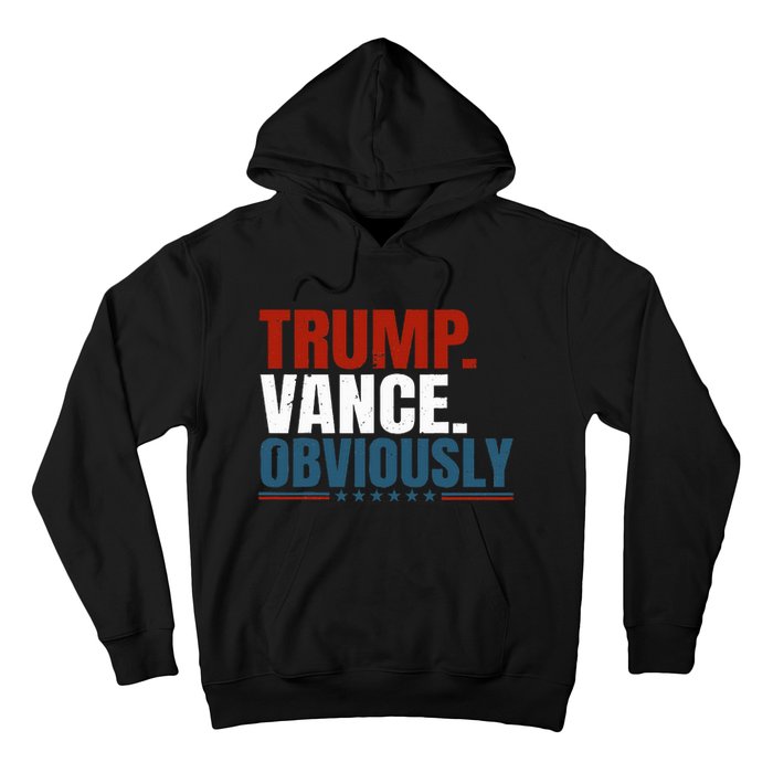 Retro Trump Vance Obviously 2024 Donald Trump 2024 Election Hoodie