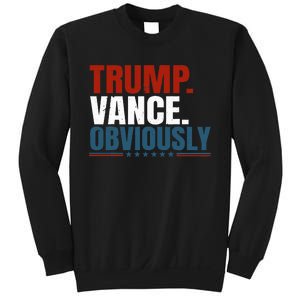 Retro Trump Vance Obviously 2024 Donald Trump 2024 Election Sweatshirt