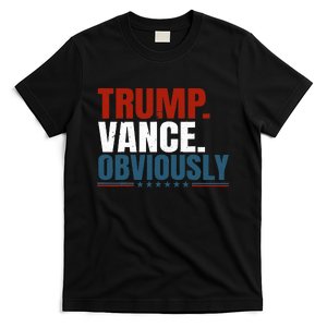 Retro Trump Vance Obviously 2024 Donald Trump 2024 Election T-Shirt