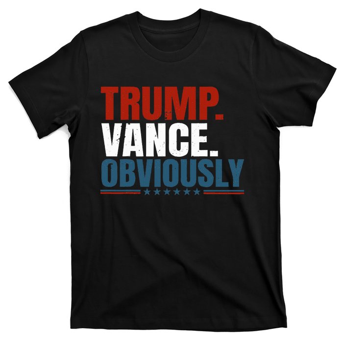 Retro Trump Vance Obviously 2024 Donald Trump 2024 Election T-Shirt