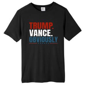 Retro Trump Vance Obviously 2024 Donald Trump 2024 Election Tall Fusion ChromaSoft Performance T-Shirt