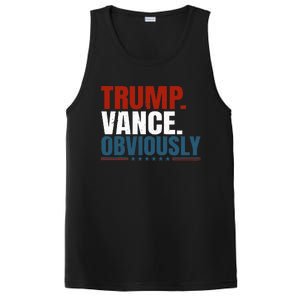 Retro Trump Vance Obviously 2024 Donald Trump 2024 Election PosiCharge Competitor Tank