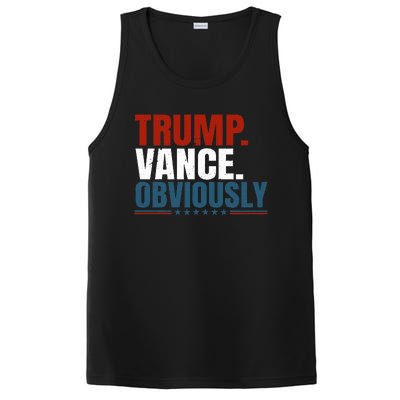 Retro Trump Vance Obviously 2024 Donald Trump 2024 Election PosiCharge Competitor Tank