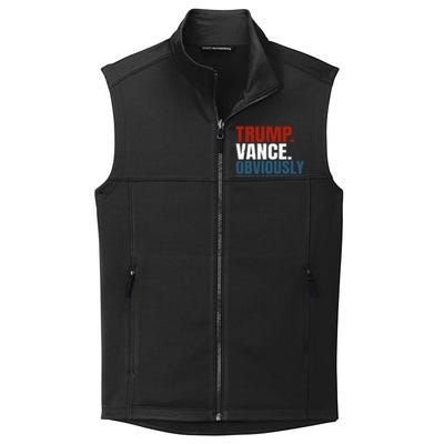 Retro Trump Vance Obviously 2024 Donald Trump 2024 Election Collective Smooth Fleece Vest