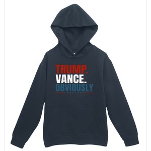 Retro Trump Vance Obviously 2024 Donald Trump 2024 Election Urban Pullover Hoodie