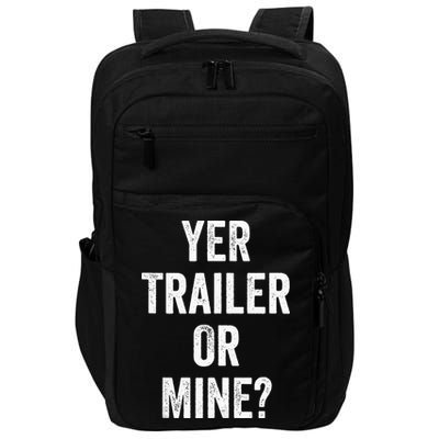 Redneck Trailer White Trash Impact Tech Backpack