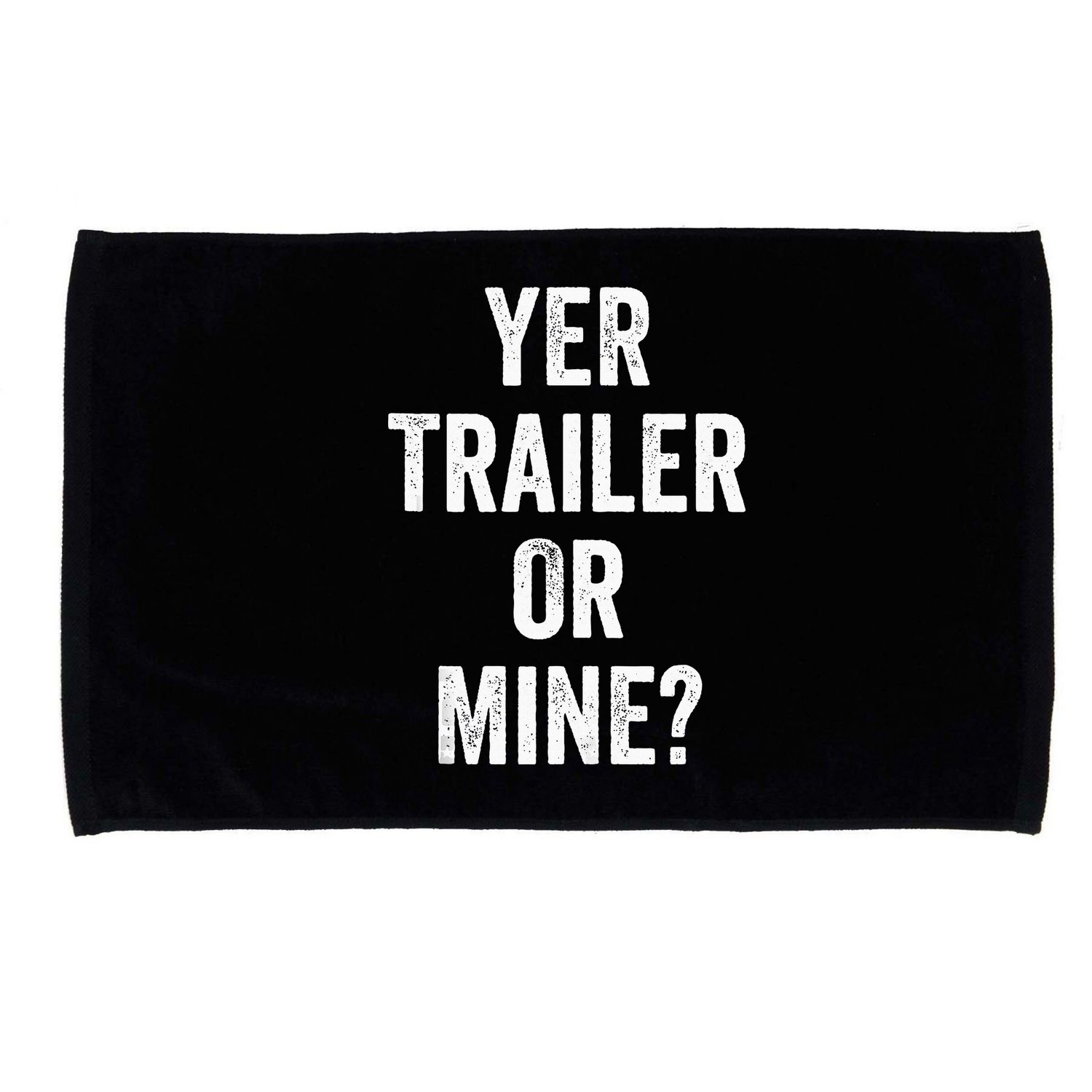 Redneck Trailer White Trash Microfiber Hand Towel