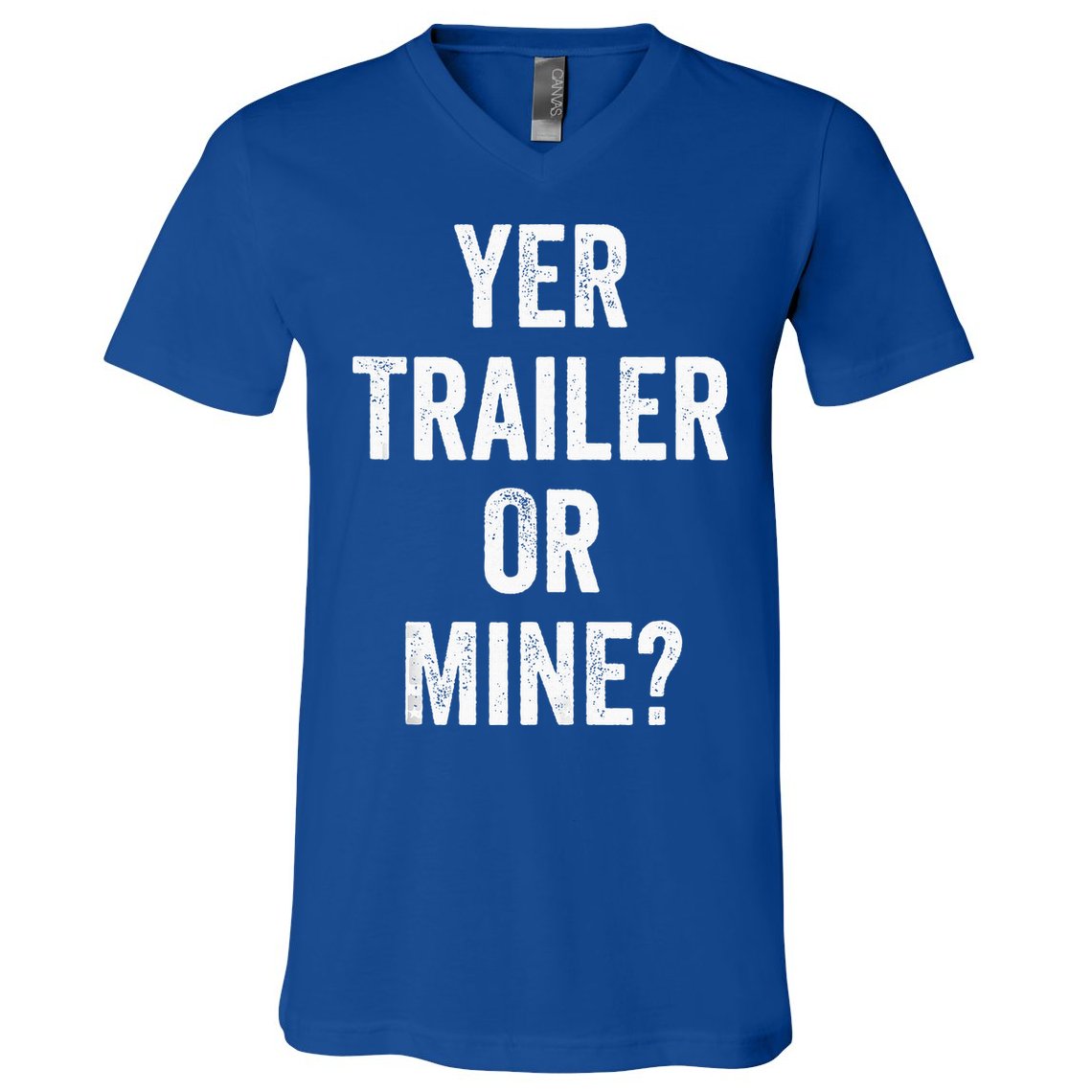 Redneck Trailer White Trash V-Neck T-Shirt