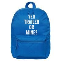 Redneck Trailer White Trash 16 in Basic Backpack