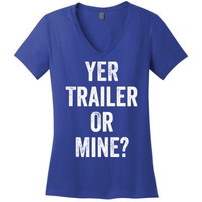 Redneck Trailer White Trash Women's V-Neck T-Shirt