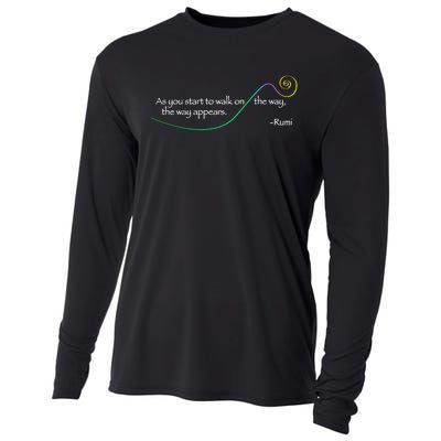 Rumi The Way Appears Poem Quote Cooling Performance Long Sleeve Crew