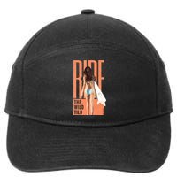 Ride The Wild Woman Surfing 7-Panel Snapback Hat