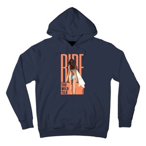 Ride The Wild Woman Surfing Hoodie