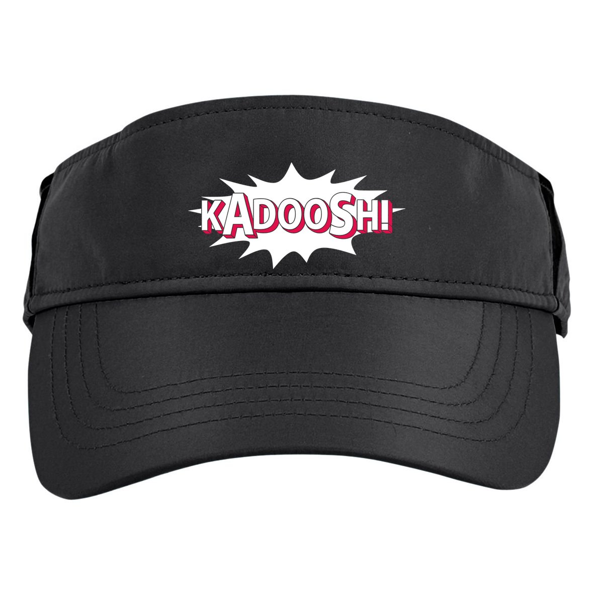 Roll Tide Willie Wearing Kadoosh Adult Drive Performance Visor
