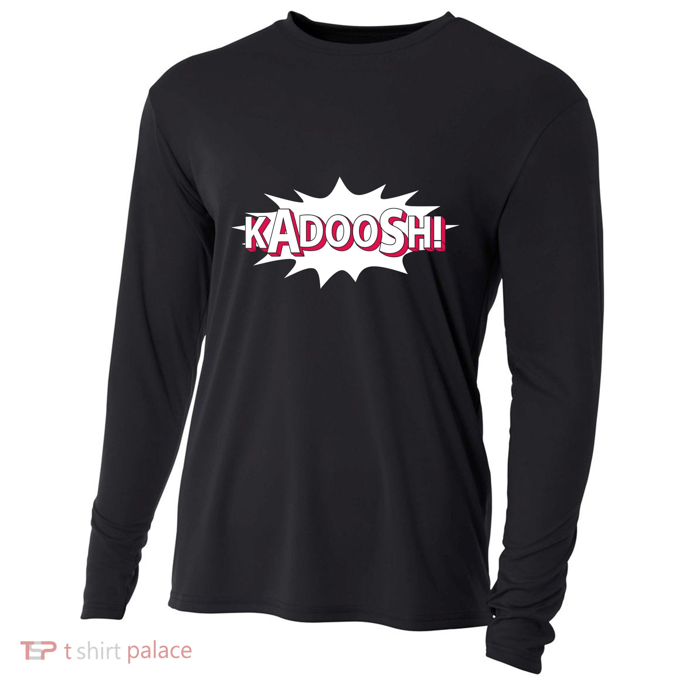 Roll Tide Willie Wearing Kadoosh Cooling Performance Long Sleeve Crew
