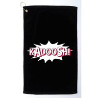 Roll Tide Willie Wearing Kadoosh Golf Towel