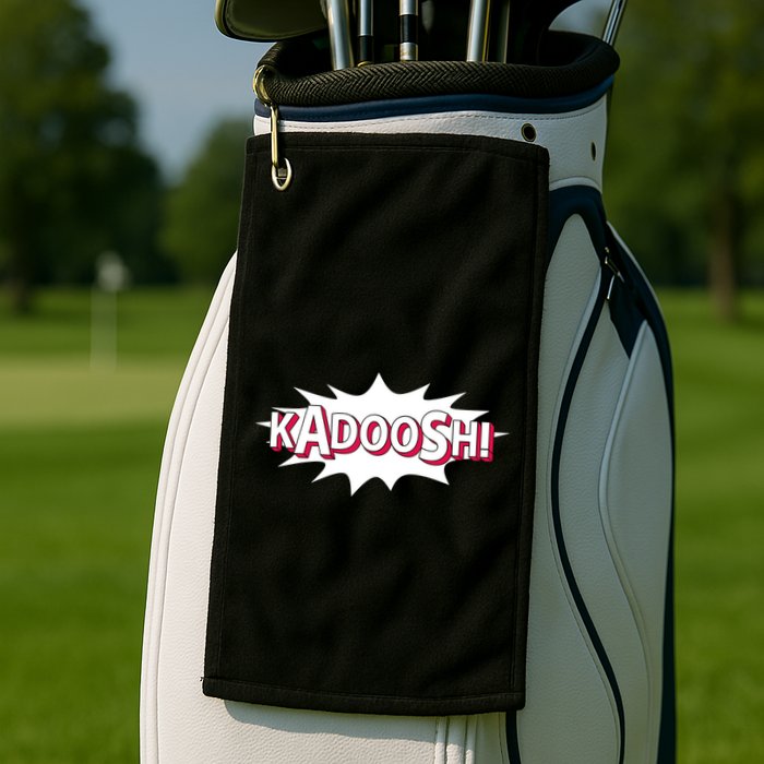 Roll Tide Willie Wearing Kadoosh Golf Towel