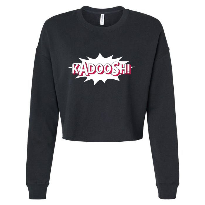 Roll Tide Willie Wearing Kadoosh Cropped Pullover Crew