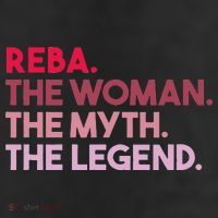 Reba The Woman The Myth The Legend Personalized Reba Cool Comfort Performance Bucket Hat