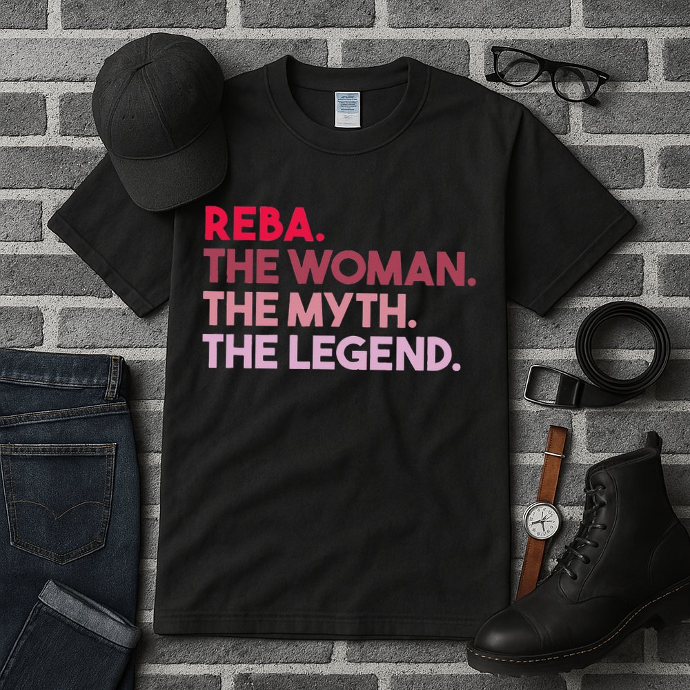 Reba The Woman The Myth The Legend Personalized Reba Tall T-Shirt