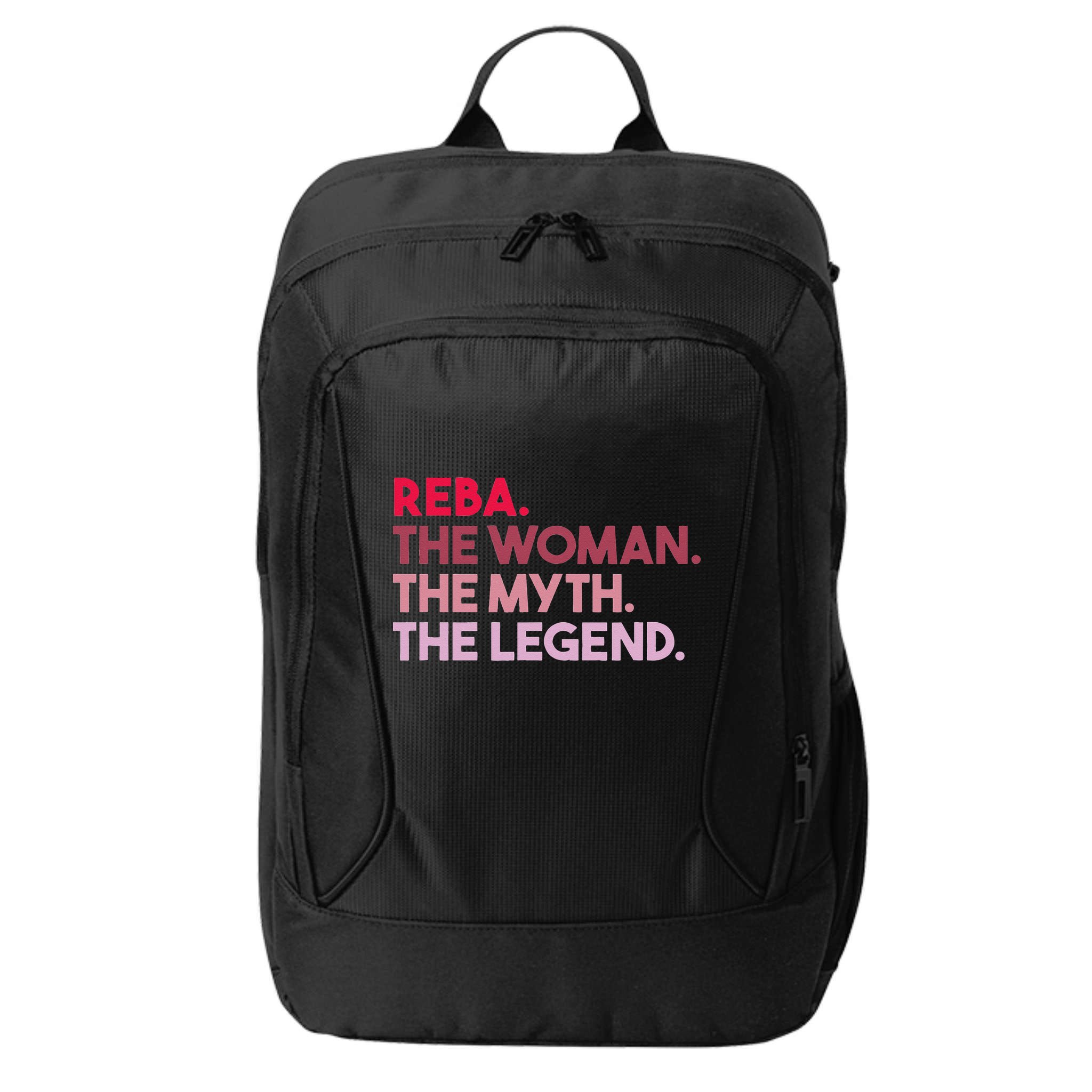 Reba The Woman The Myth The Legend Personalized Reba City Backpack