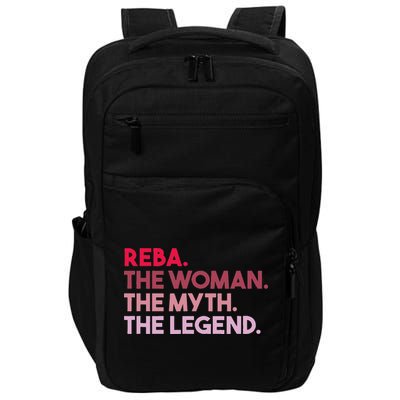 Reba The Woman The Myth The Legend Personalized Reba Impact Tech Backpack