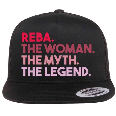 Reba The Woman The Myth The Legend Personalized Reba Flatbill Hat
