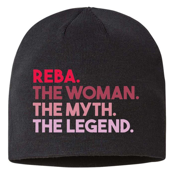 Reba The Woman The Myth The Legend Personalized Reba Sustainable Beanie