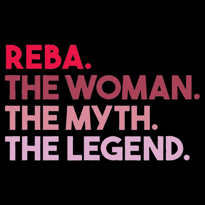 Reba The Woman The Myth The Legend Personalized Reba 16 in Basic Backpack