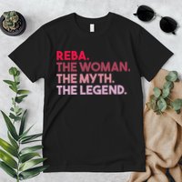 Reba The Woman The Myth The Legend Personalized Reba Premium T-Shirt